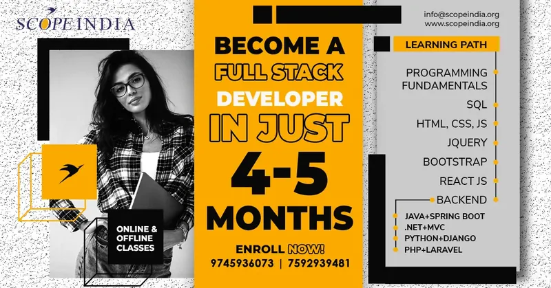 Full Stack Development courses at SCOPE INDIA
