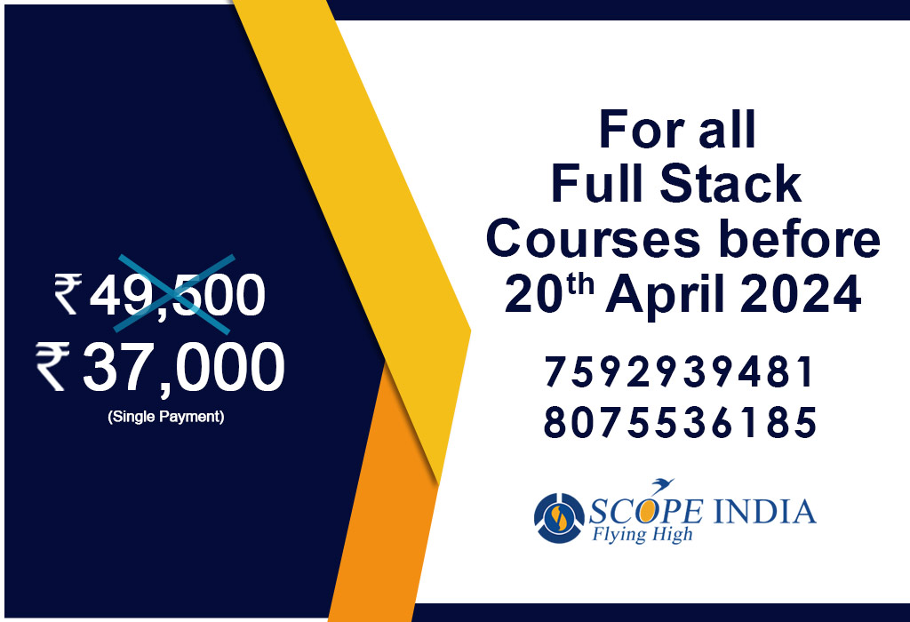 SCOPE INDIA Full Stack Course Offer